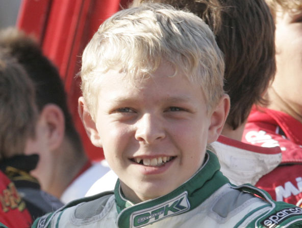 Kevin Magnussen en 2006 à la Monaco Kart Cup