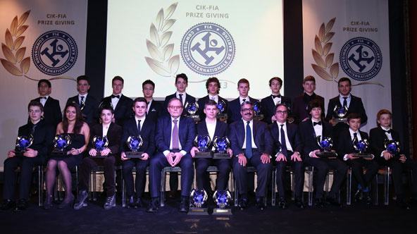 Verstappen héros de la remise des prix CIK-FIA