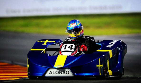 Alonso avait déjà choisi le 14 lors d'une récente participation au Défi des Etoiles au Brésil