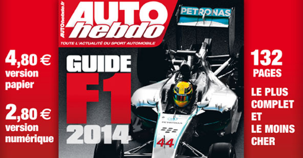 L’incontournable Guide F1 d’AUTOhebdo est en vente