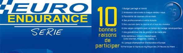 Euro Endurance Série: 5 épreuves en 2015