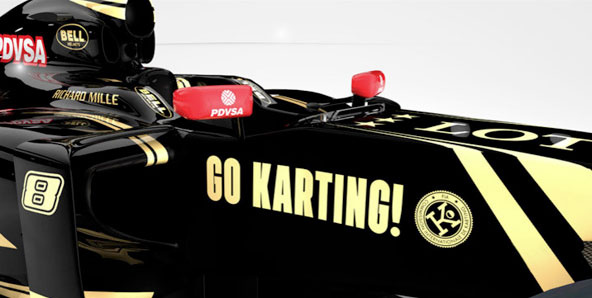 Un soutien pour le Karting en F1 à Bahreïn avec Lotus
