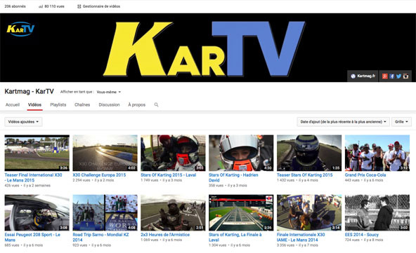 Kartv: Plus de 80.000 vues pour notre page Youtube !