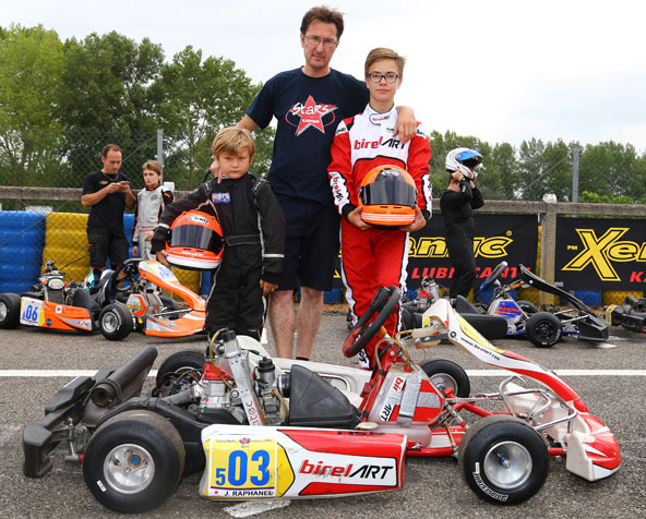 Arthur et Jules Raphanel au Trophée Kart Mag