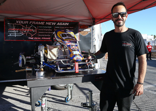 Un prestataire pour redresser un châssis sur la piste