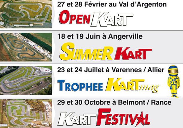 Les 4 épreuves du classement “Stars of Karting” 2016…