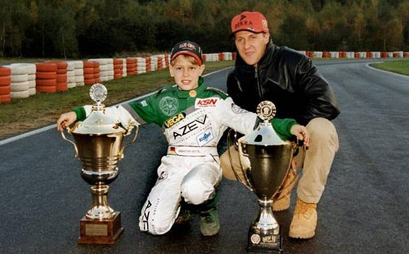 Quand Michael Schumacher était l&rsquo;idole de Vettel