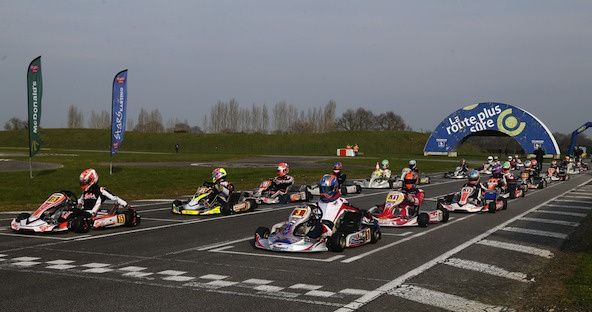 Arrivée au sprint entre Loubère et Poulain en KZ