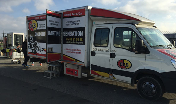 Le team OKS en test avec le nouveau CRG et ses pilotes