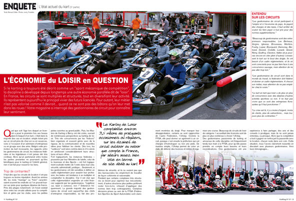 Notre enquête sur le kart de loisir dans KM181