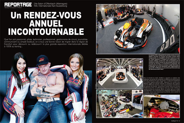 Salon d&rsquo;Offenbach: Le reportage est dans Kart Mag