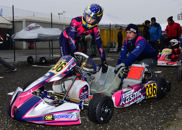 Franck Chappard, finaliste et très rapide en Junior