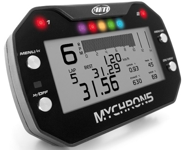 Action précise les caractéristiques du AIM Mychron 5