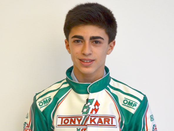 David Vidales (OK-Junior) passe chez Tony Kart