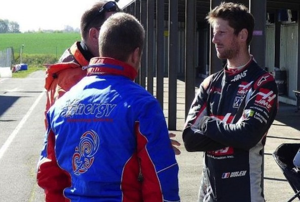 Revue de presse: Romain Grosjean en kart à Mer