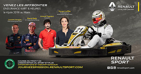 Dernières places pour l’Endurance Renault Sport au Mans