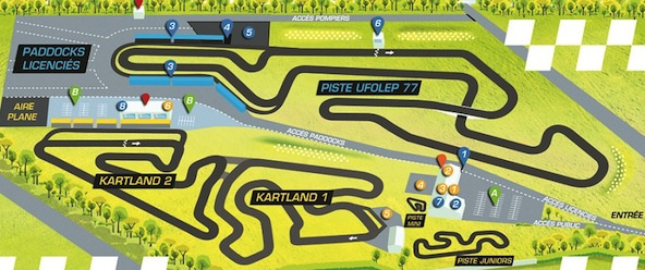 La nouvelle piste Kartland prête pour l’événement Ufolep
