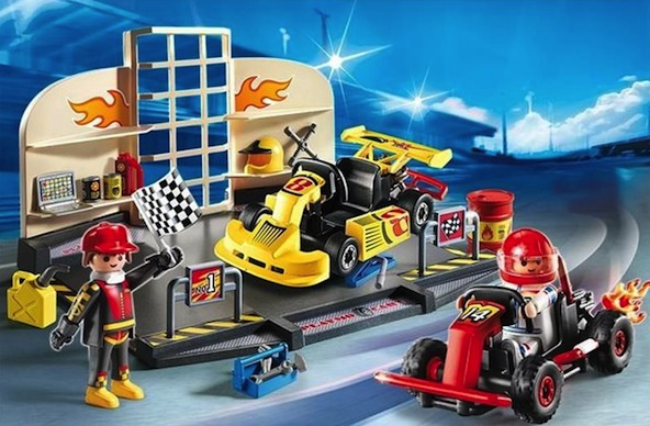 Clin d’oeil: Un peu de pub pour le kart avec Playmobil