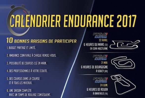 La saison d&rsquo;Endurance 2017 débutera au Mans