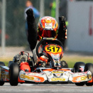 2017: Evan Mallet avec le team officiel CRG en OK-Junior
