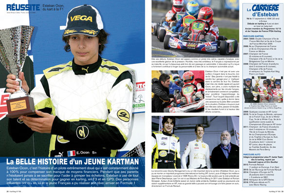 Kart Mag 186: Retour sur la carrière d’Esteban Ocon