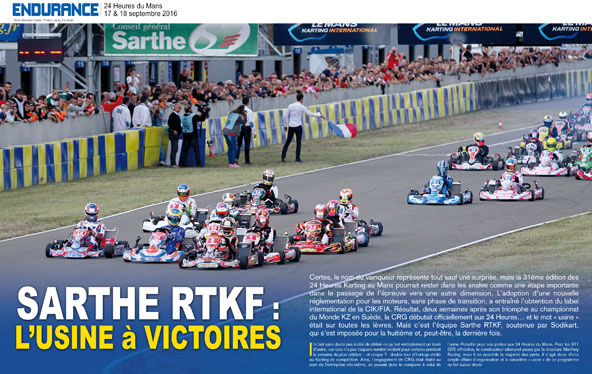 L’analyse du succès du OK en Endurance dans Kart Mag