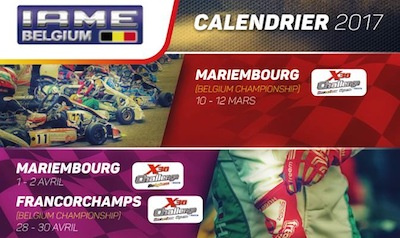 Les dates du Challenge Belgium (RACB + ASAF)