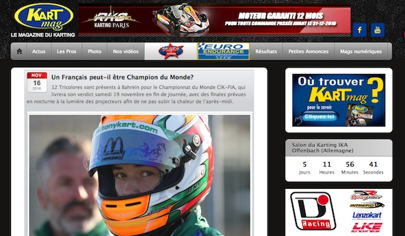 Les deux infos Kartmag les plus suivies sur Facebook