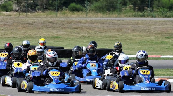 Le Subaru au Championnat du Sud FFSA à Lavelanet