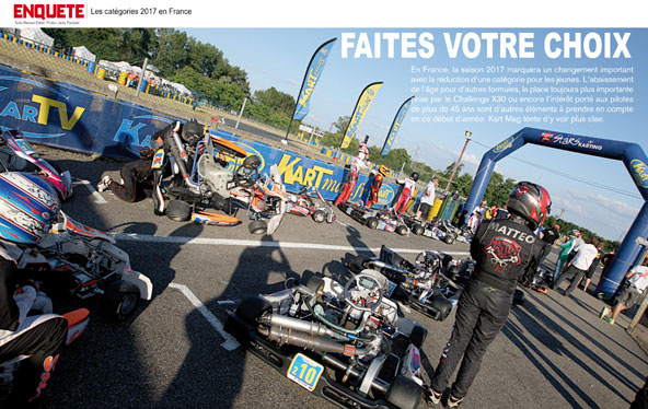 Kart Mag 187: Quelle catégorie choisir?