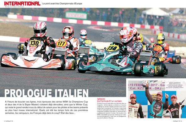 La situation internationale avant l’Euro dans Kart Mag