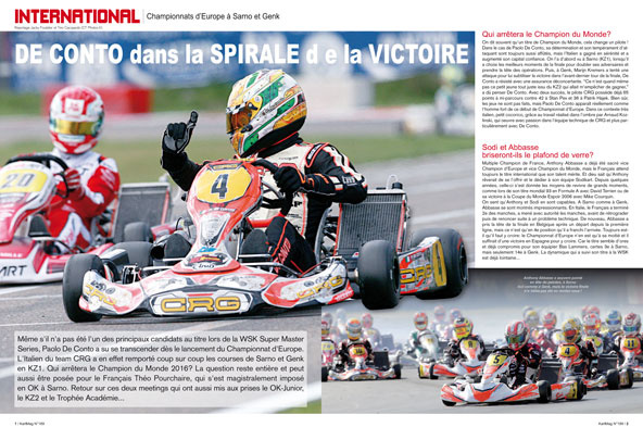 Le plein d&rsquo;actualités dans le numéro 189 de Kart Mag