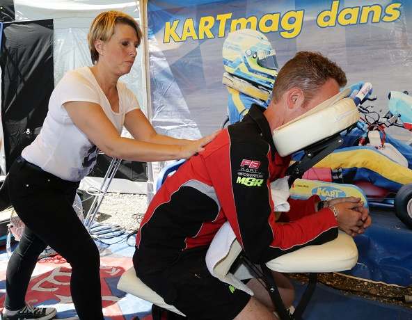 Kart Festival: Des massages bien être dans le mini-village