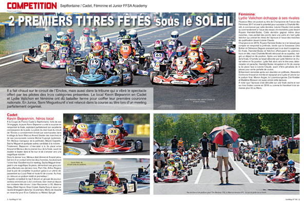 Le plein d’actualités dans le numéro 190 de Kart Mag