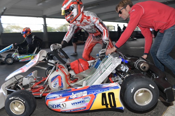 Champion d'Europe en 1997, Gianni Palmieri assure l'assistance de Franck Chappard, très performant en Angleterre