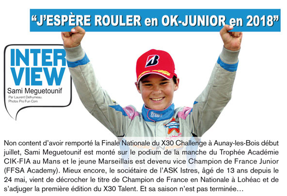 Renaudin, Meguetounif… en interview dans Kart Mag 191
