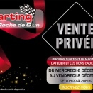 6 au 8 décembre: Vente privée au circuit La Roche de Glun