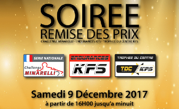 Samedi 9 décembre: Remise des prix Evo Kart
