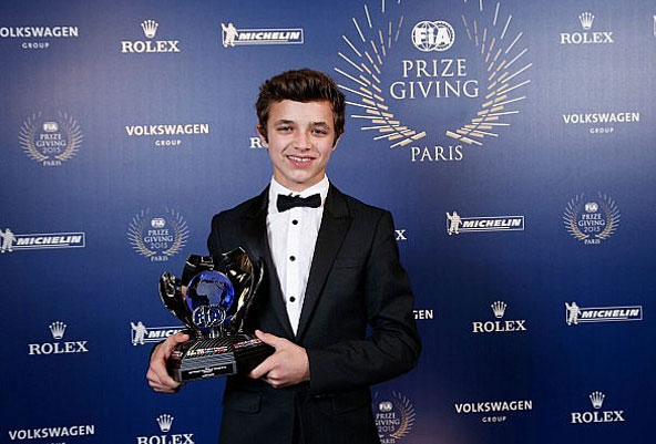 Lando Norris, un habitué des remises des prix de fin de saison et un sacré espoir du sport automobile