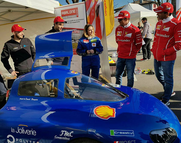Des nouvelles d&rsquo;Adeline Prudent… de chez Ferrari