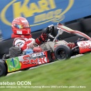 Double poster d’Esteban Ocon dans Kart Mag n°192