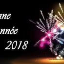 Bonne année 2018 à tous !