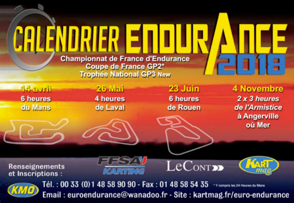 La saison 2018 de l’Endurance est en marche