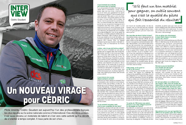 Plusieurs interviews dans le numéro 192 de Kart Mag
