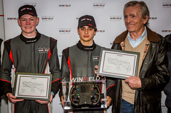 Le Trophée Winfield et des tests en F4 pour le jeune Pourchaire