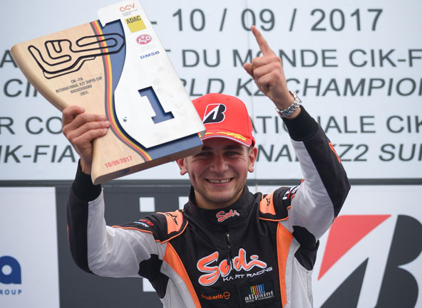 Double programme KZ1 et OK cette saison pour Alex Irlando avec Sodi