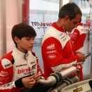 Sebastian Montoya (OK-Junior) à la Ferrari Driver Academy