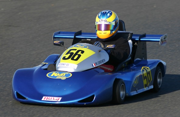 Il y a quelques années, Grégory Guilvert avait eu l'occasion d'effectuer quelques tours pour le fun lors d'une journée “découverte du Superkart” par Romane Didier à Carole