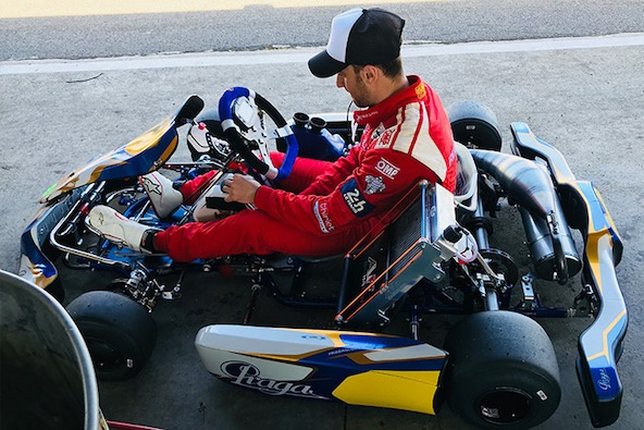 Romain Grosjean et Mathias Beche s’éclatent en Praga