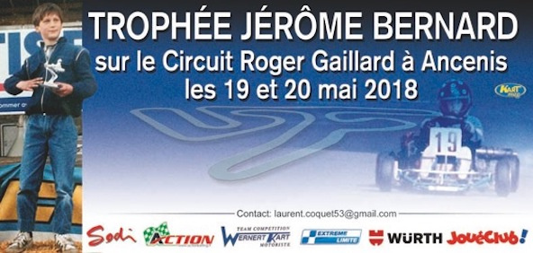 20 mai: Trophées de Bretagne et Jérôme Bernard à Ancenis